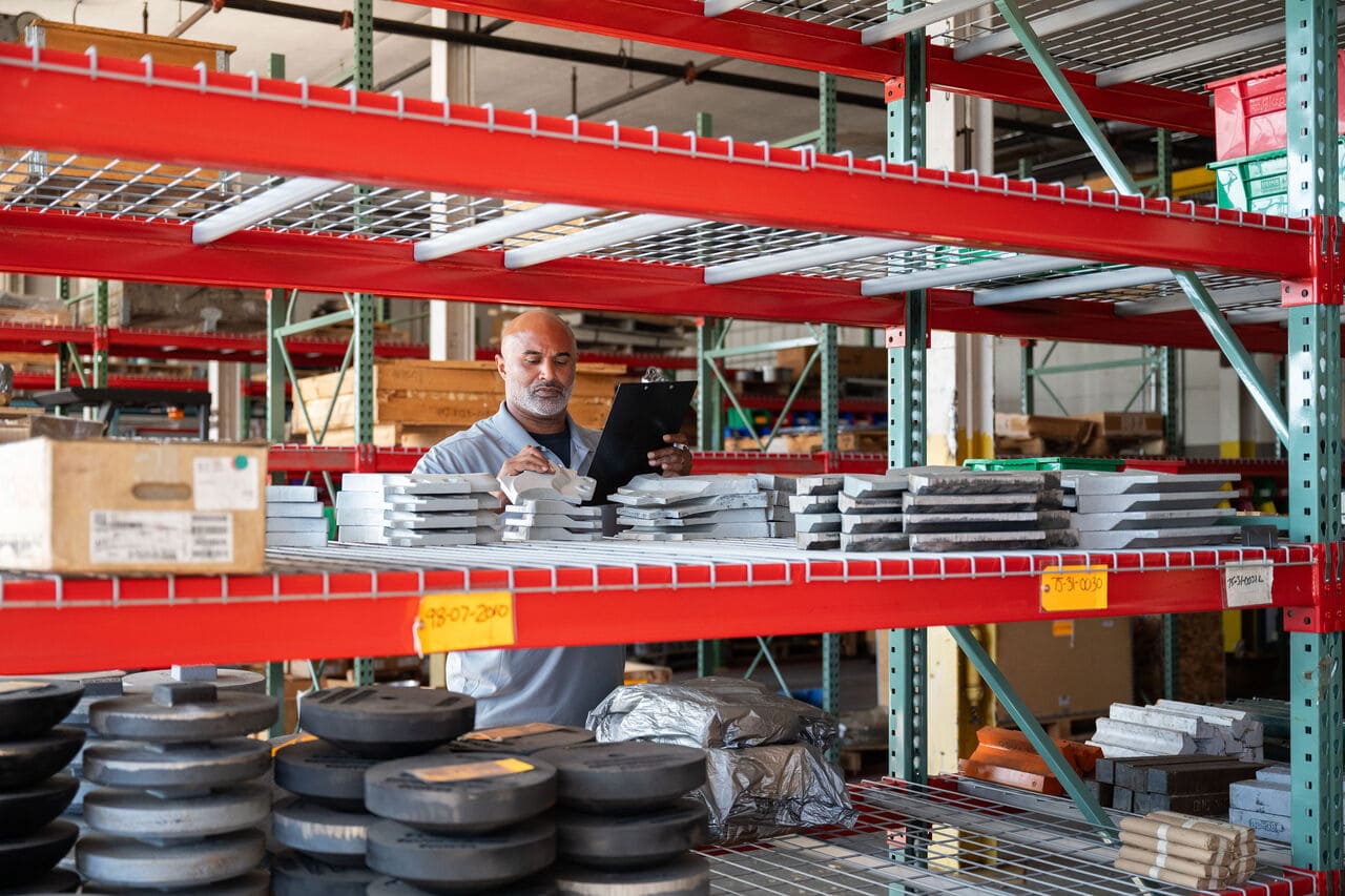 Red Racking - Full Aisle